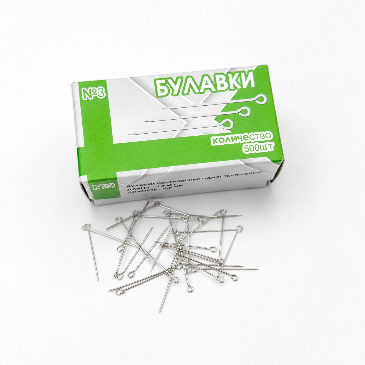 Булавка 500 шт
